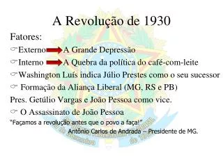 a revolu o de 1930