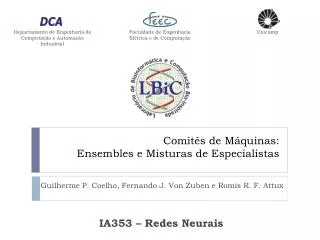 comit s de m quinas ensembles e misturas de especialistas