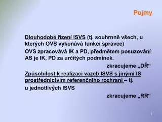 pojmy