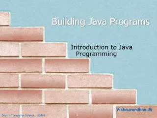building java programs