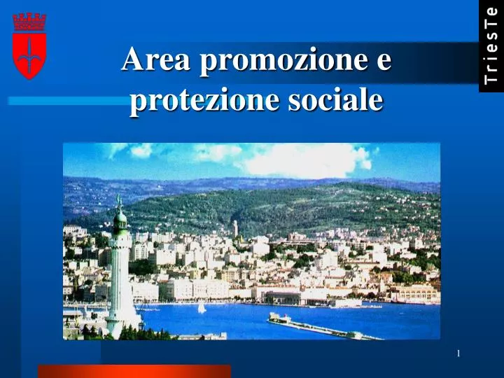 area promozione e protezione sociale
