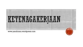 ketenagakerjaan