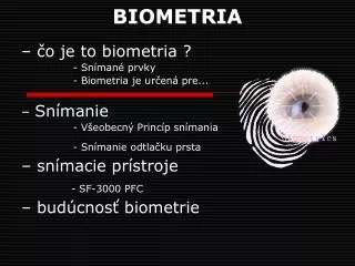 biometria