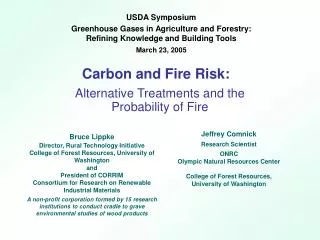 Carbon and Fire Risk: