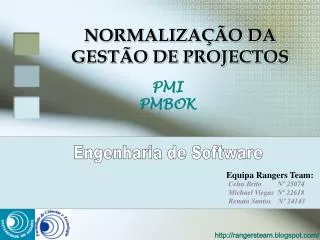 normaliza o da gest o de projectos