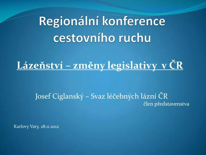 region ln konference cestovn ho ruchu