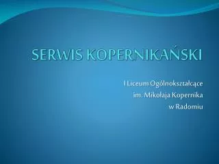 serwis kopernika ski