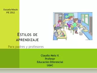estilos de aprendizaje