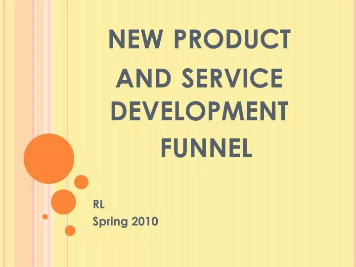 new product and service development funnel