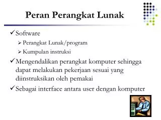 peran perangkat lunak