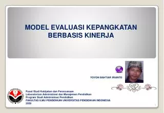 model evaluasi kepangkatan berbasis kinerja