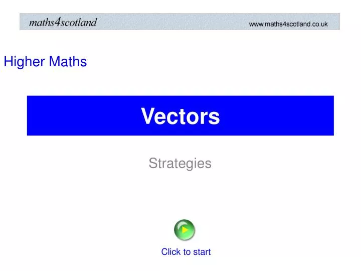 vectors