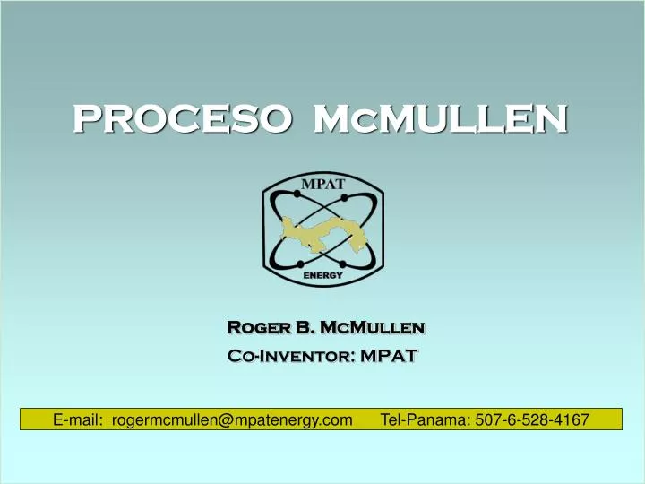 roger b mcmullen co inventor mpat