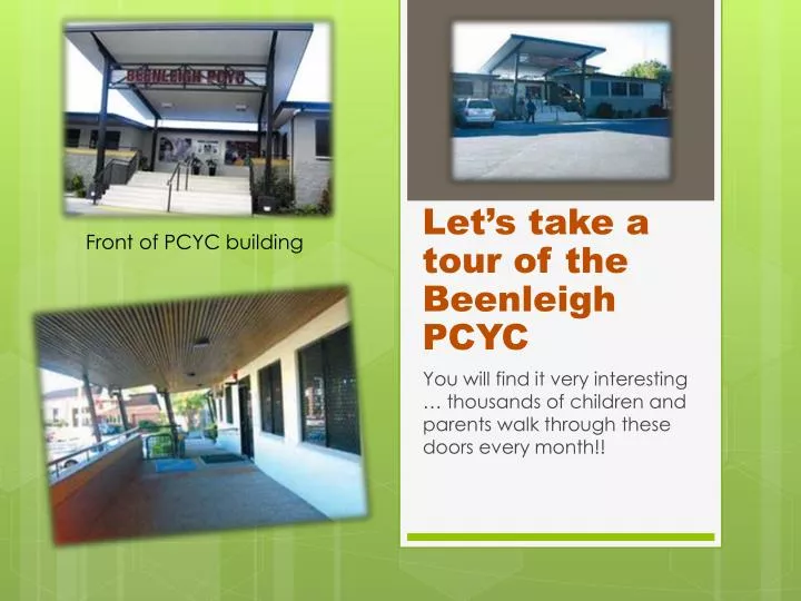 let s take a tour of the beenleigh pcyc