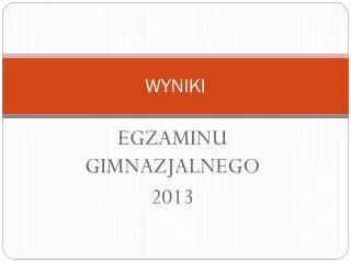 wyniki