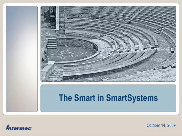 the smart in smartsystems