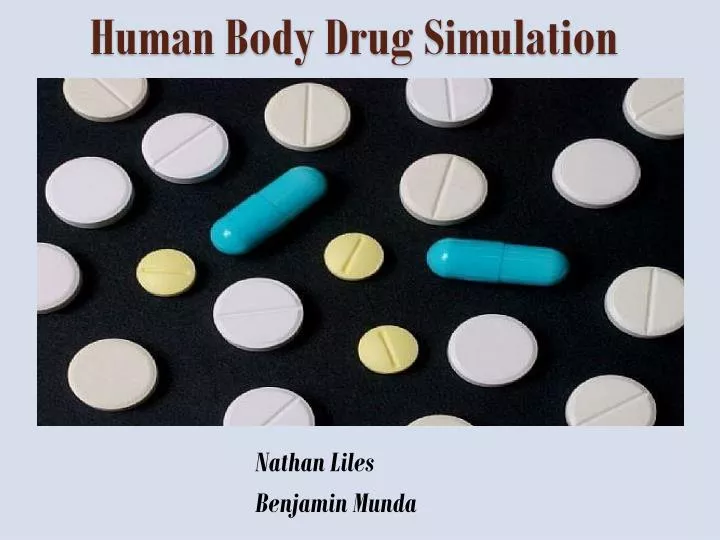 human body drug simulation