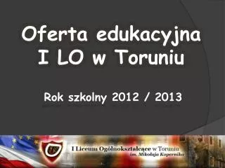 oferta edukacyjna i lo w toruniu