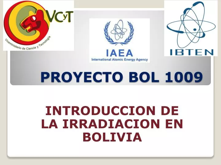 proyecto bol 1009