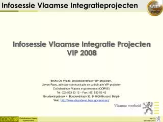 infosessie vlaamse integratie projecten vip 2008