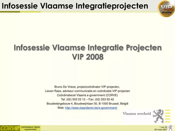 infosessie vlaamse integratie projecten vip 2008