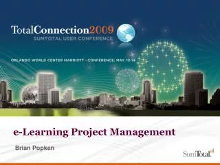 e-Learning Project Management