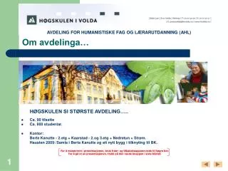 om avdelinga