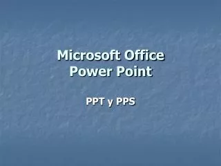 microsoft office power point