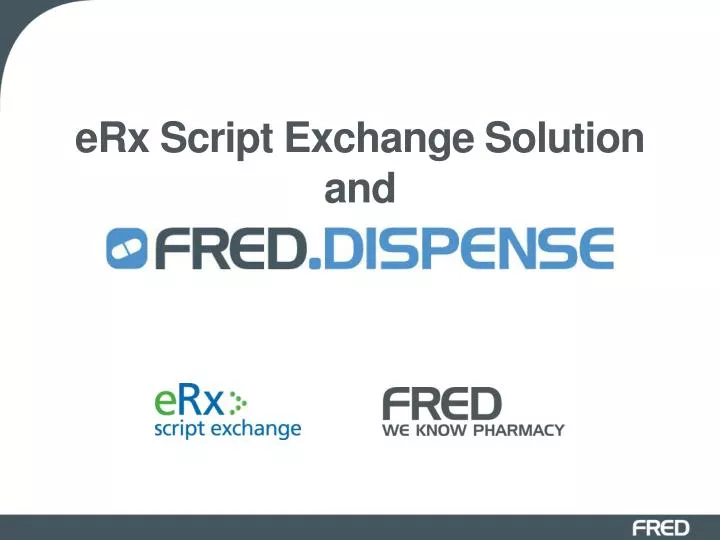 erx script exchange solution and