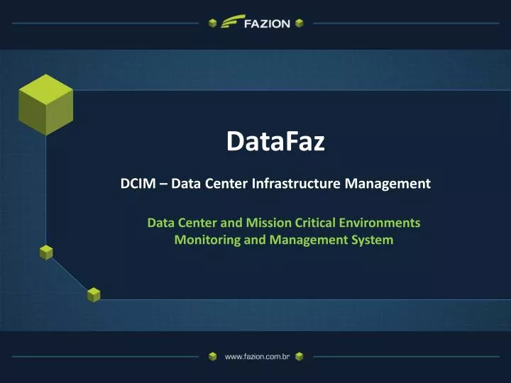datafaz dcim data center infrastructure management