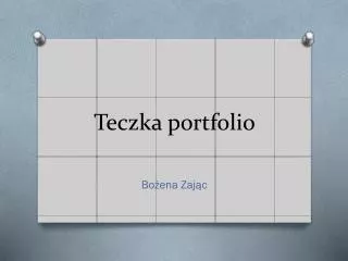 teczka portfolio