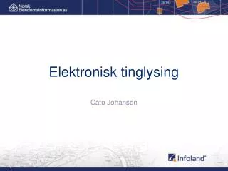 elektronisk tinglysing