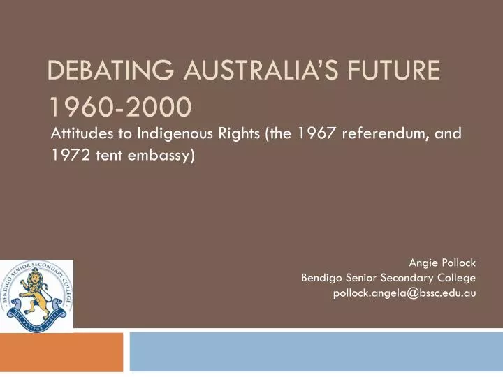 debating australia s future 1960 2000