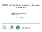 Development of a Modern Forestry Information Management System: F.O.R.M.I.S Overview - slide 1
