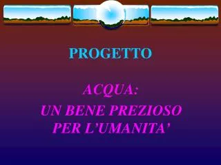 progetto