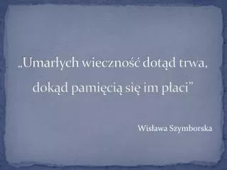 wis awa szymborska