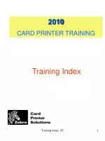 Comprehensive Training Guide for Zebra Card Printers and Printing Processes - slide 1