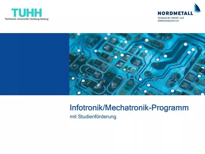infotronik mechatronik programm