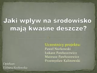 opiekun el bieta koz owska