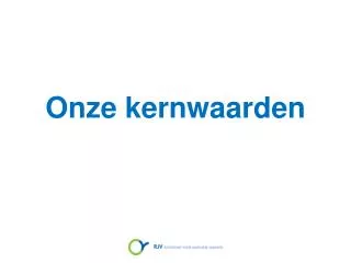 onze kernwaarden