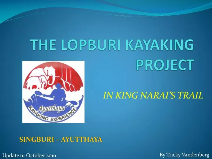 the lopburi kayaking project