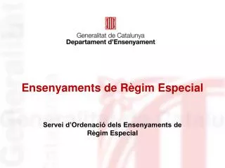 ensenyaments de r gim especial