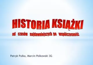patryk pu ka marcin polkowski 3g