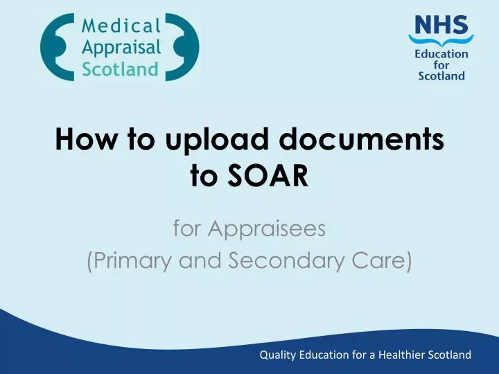 how to upload documents to soar