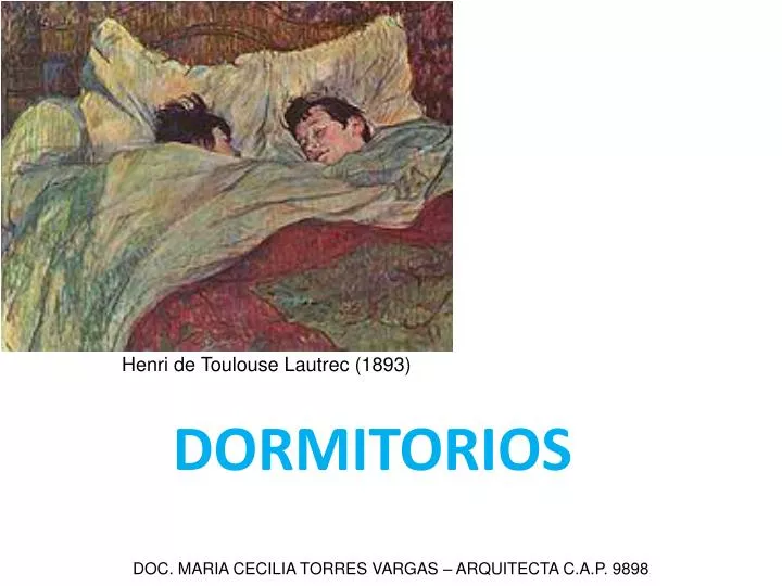 dormitorios