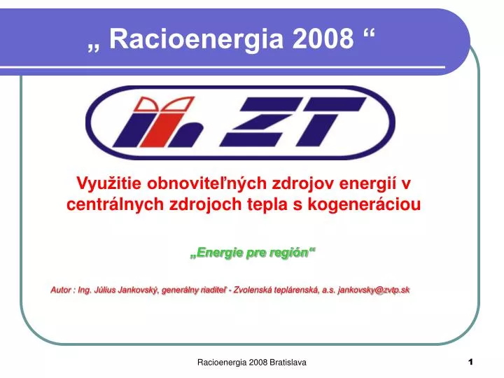 racioenergia 2008