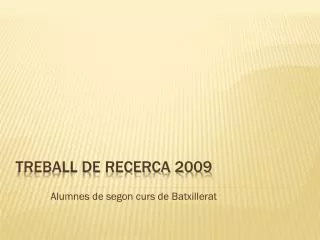 alumnes de segon curs de batxillerat