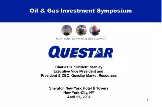 Oil &amp; Gas Investment Symposium