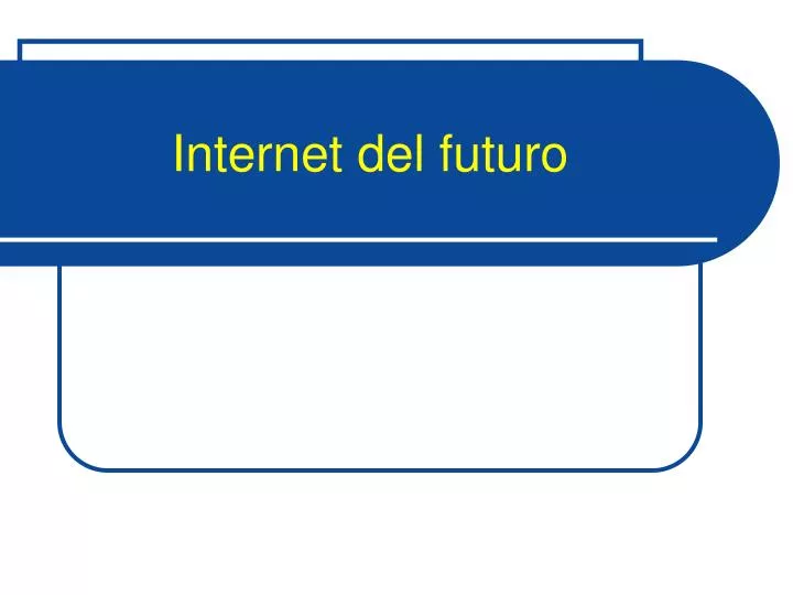 internet del futuro