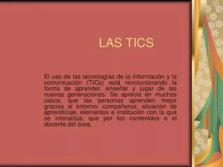 las tics